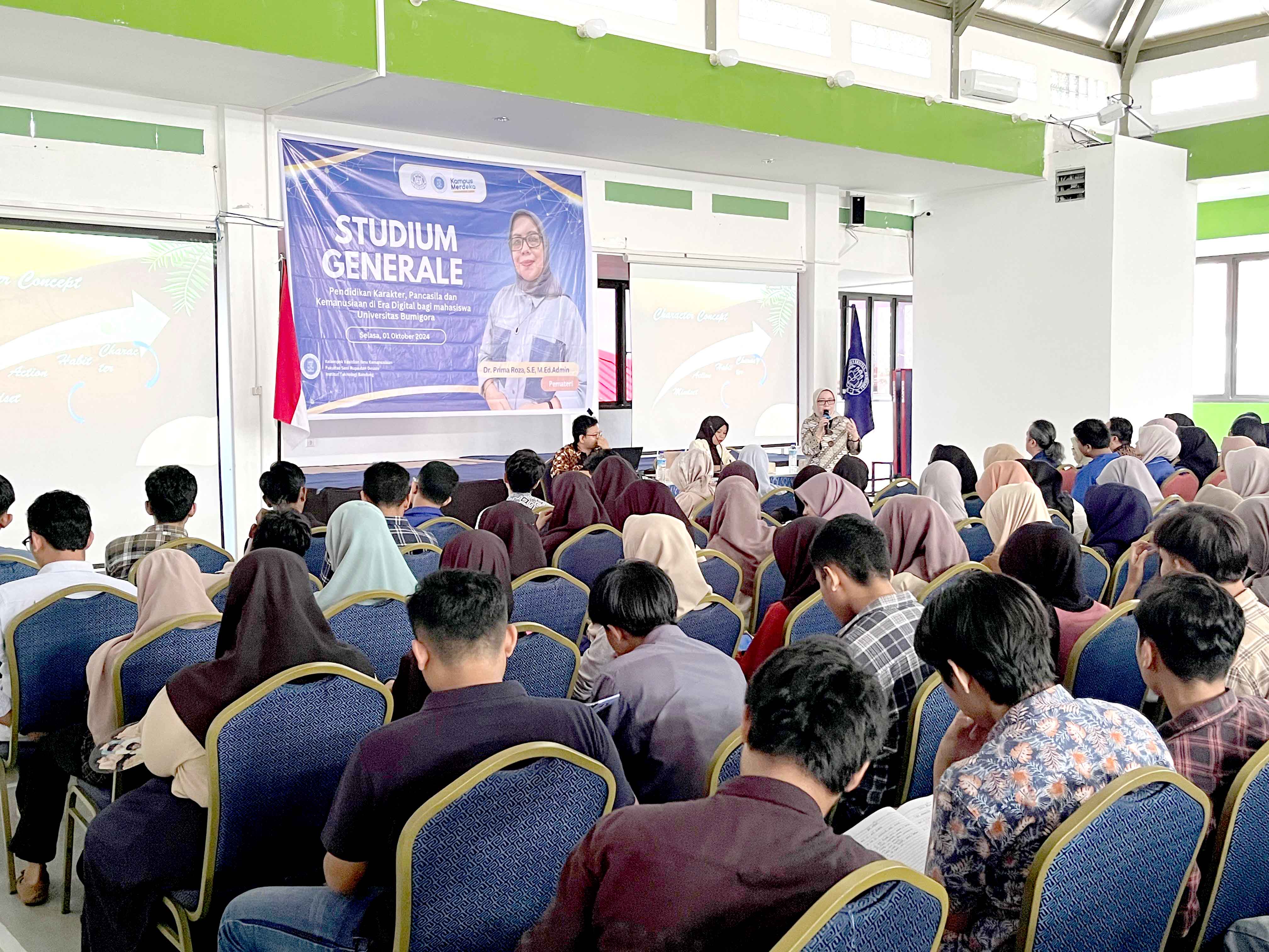 Seminar Pendidikan Karakter, Pancasila dan Kemanusiaan di Era Digital Bersama Universitas Bumigora