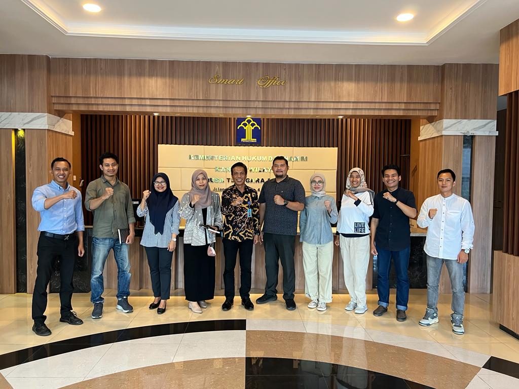 Kegiatan prodi hukum universitas bumigora dan kementrian hukum dan HAM RI